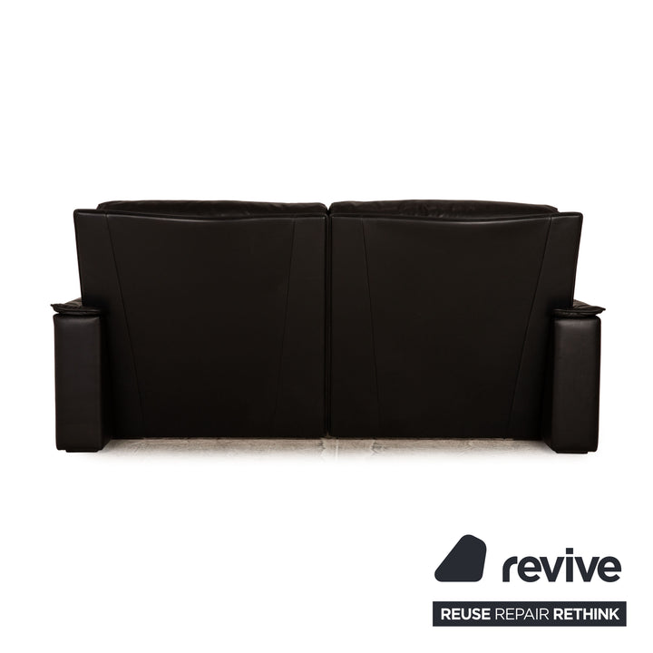 de Sede Leder Dreisitzer Schwarz Sofa Couch