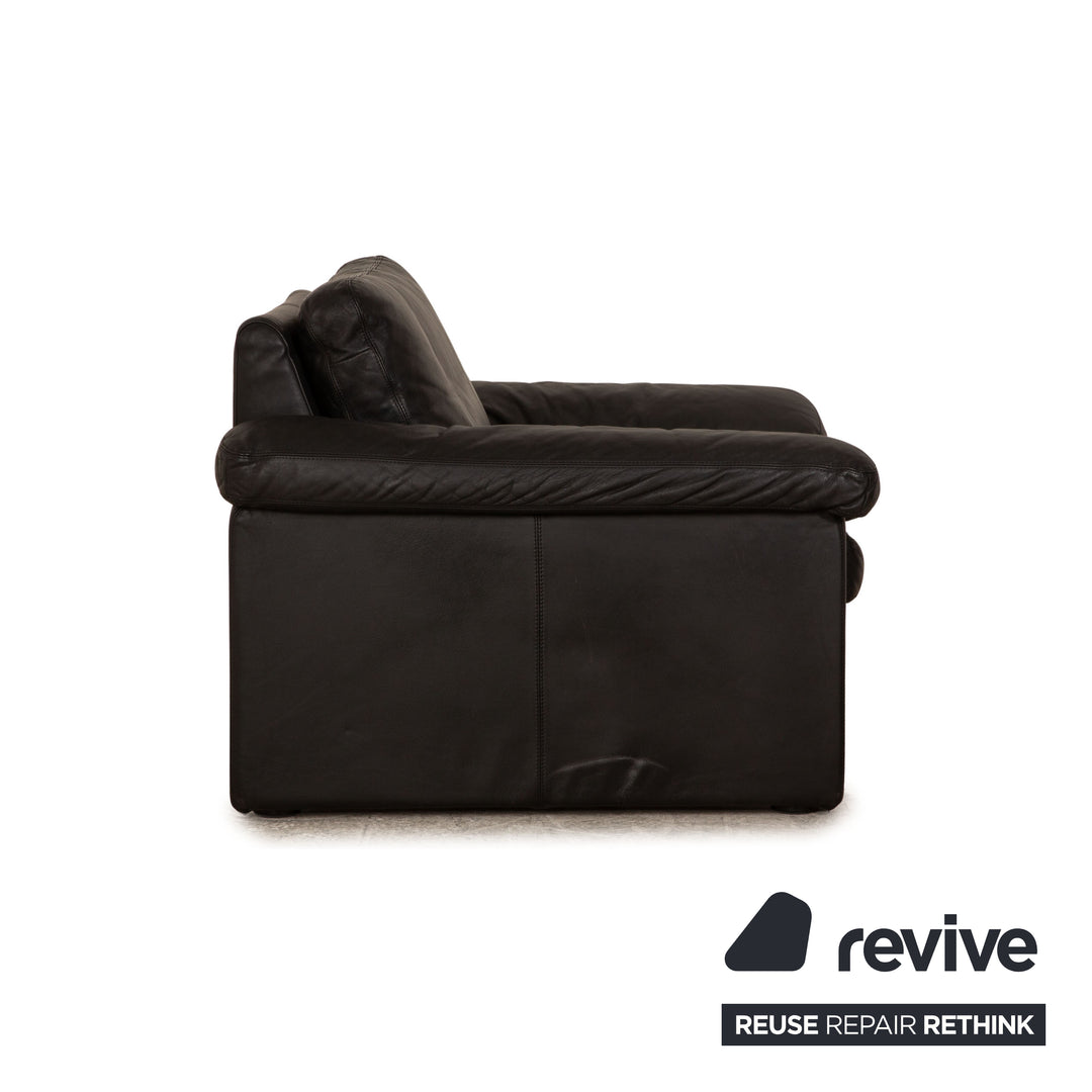 de Sede leather armchair set black