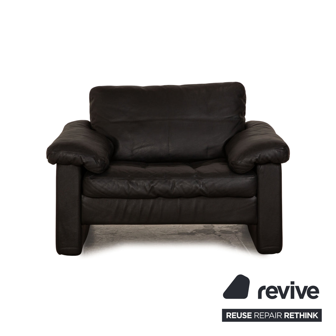 de Sede leather armchair black