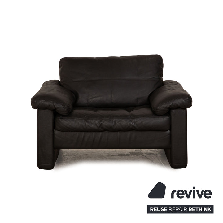de Sede leather armchair black