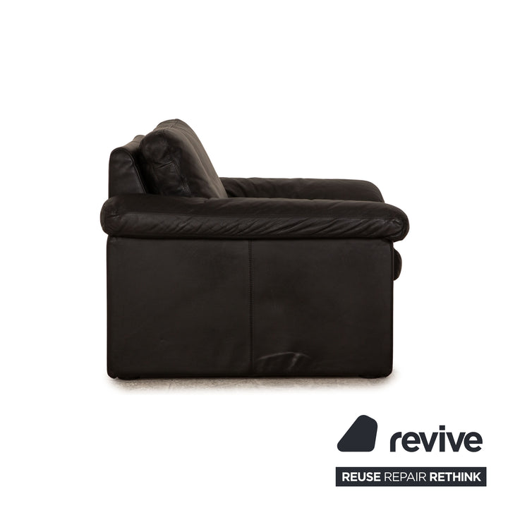 de Sede leather armchair black