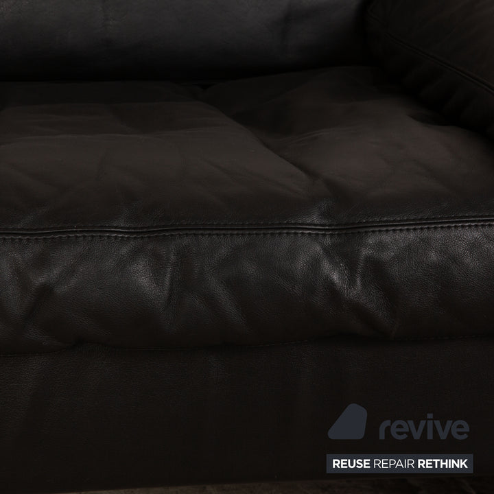 de Sede leather armchair black