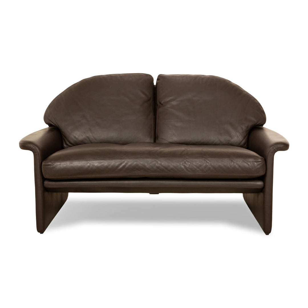 de Sede Leather Two Seater Brown Sofa Couch