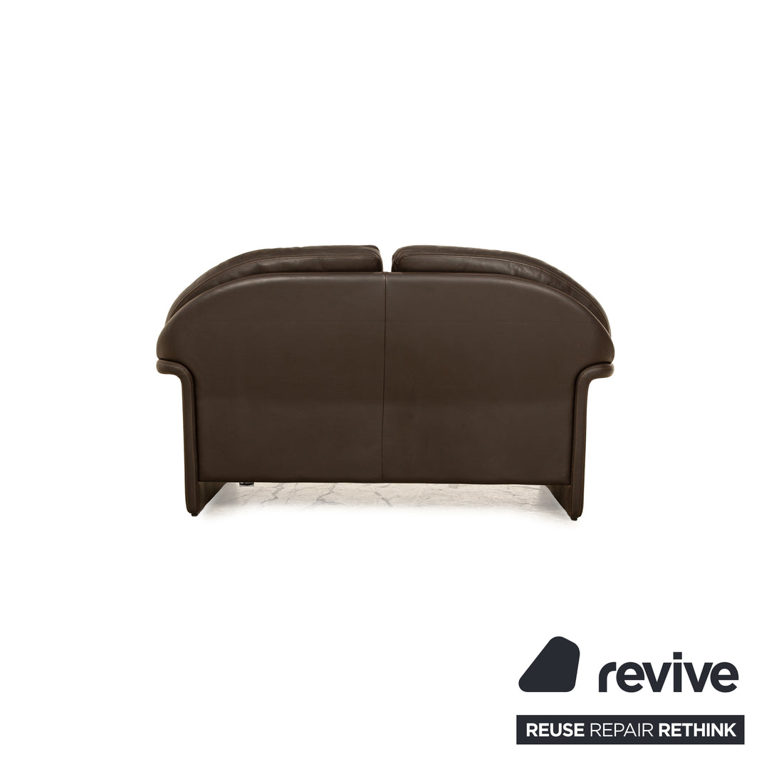 de Sede Leather Two Seater Brown Sofa Couch