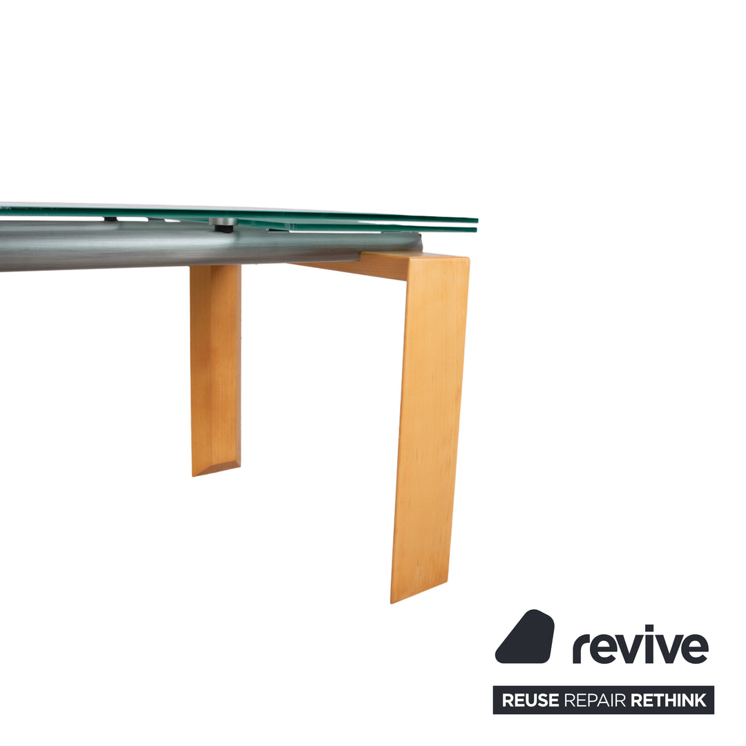 Desalto Stilt Holz Esstisch Glas manuelle Funktion