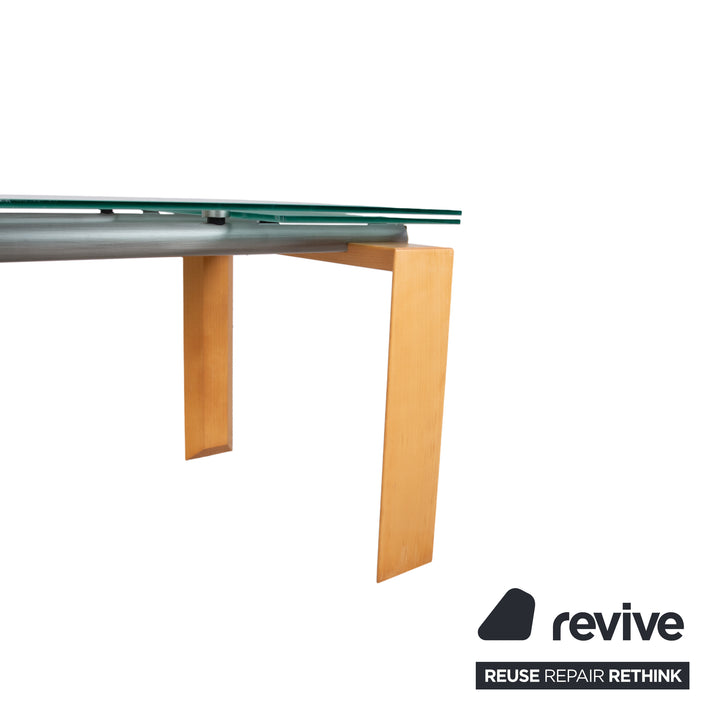 Desalto Stilt Holz Esstisch Glas manuelle Funktion