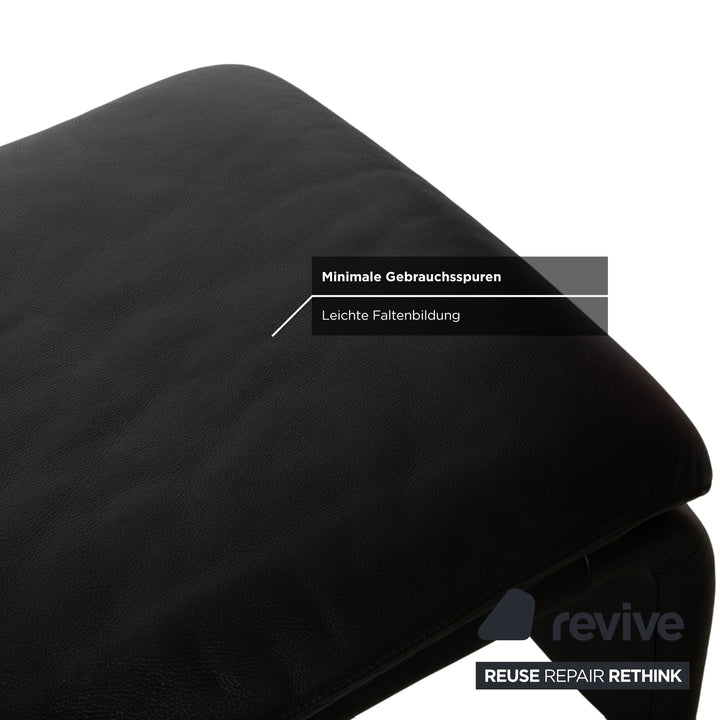 DeSede DS-2011 Leder Hocker Schwarz