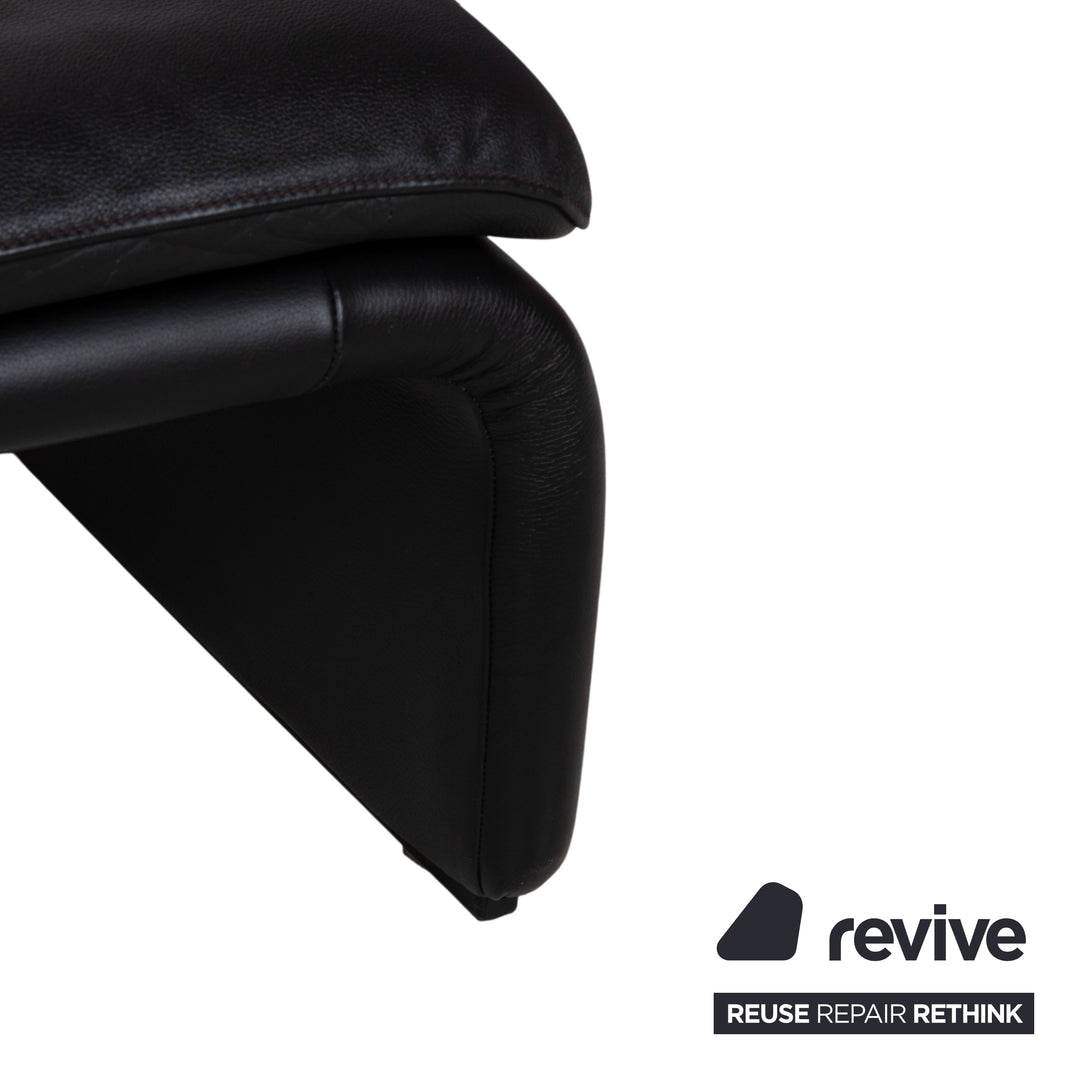 DeSede DS-2011 Leder Hocker Schwarz