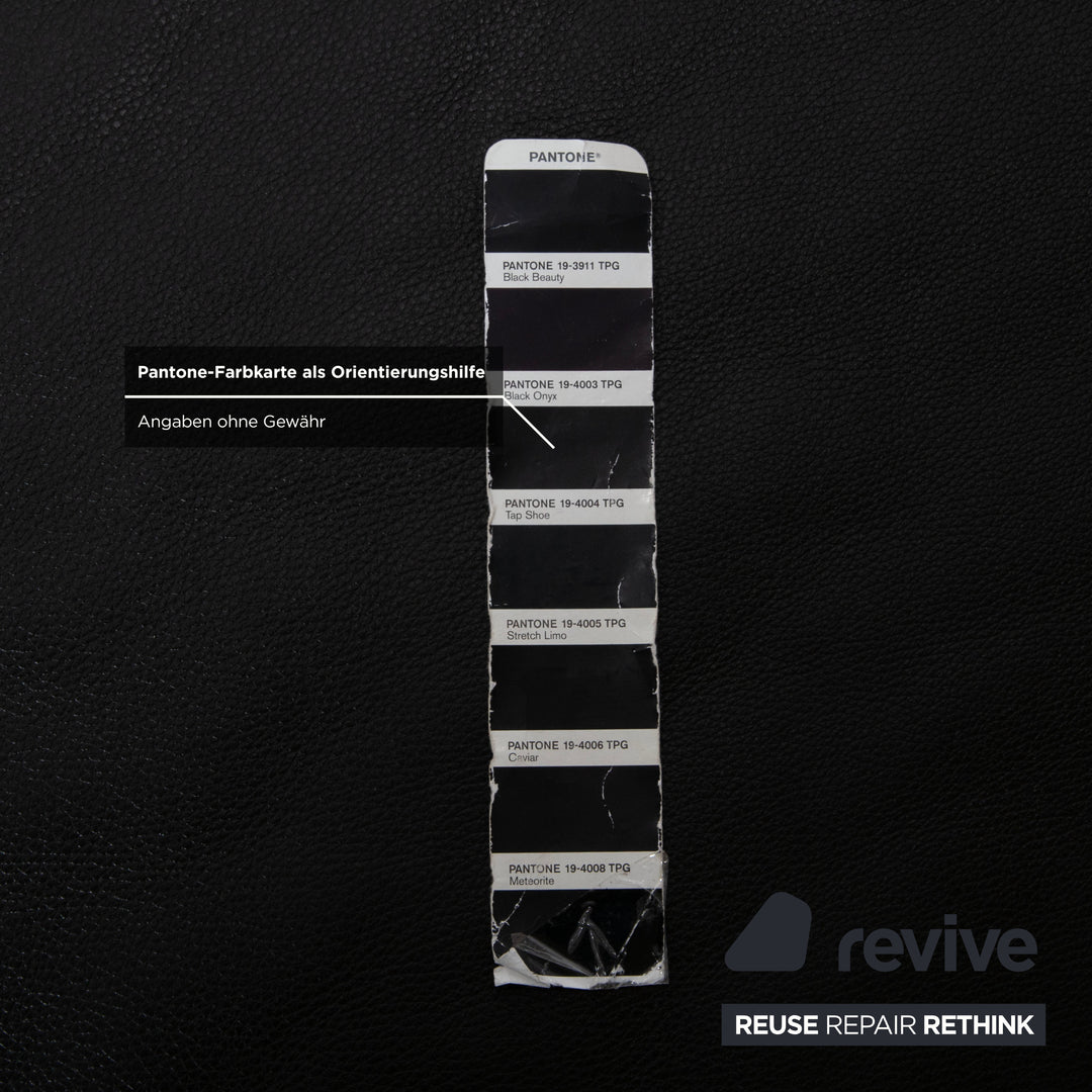 DeSede DS-2011 Leder Hocker Schwarz