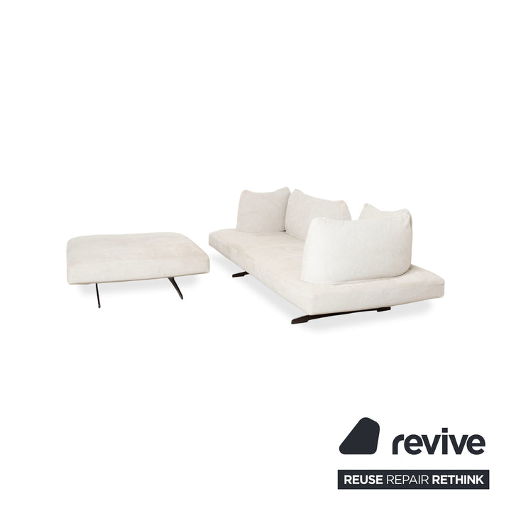 Désirée Lovely Day Stoff Ecksofa Creme Beige Weiß Sofa Couch Modular