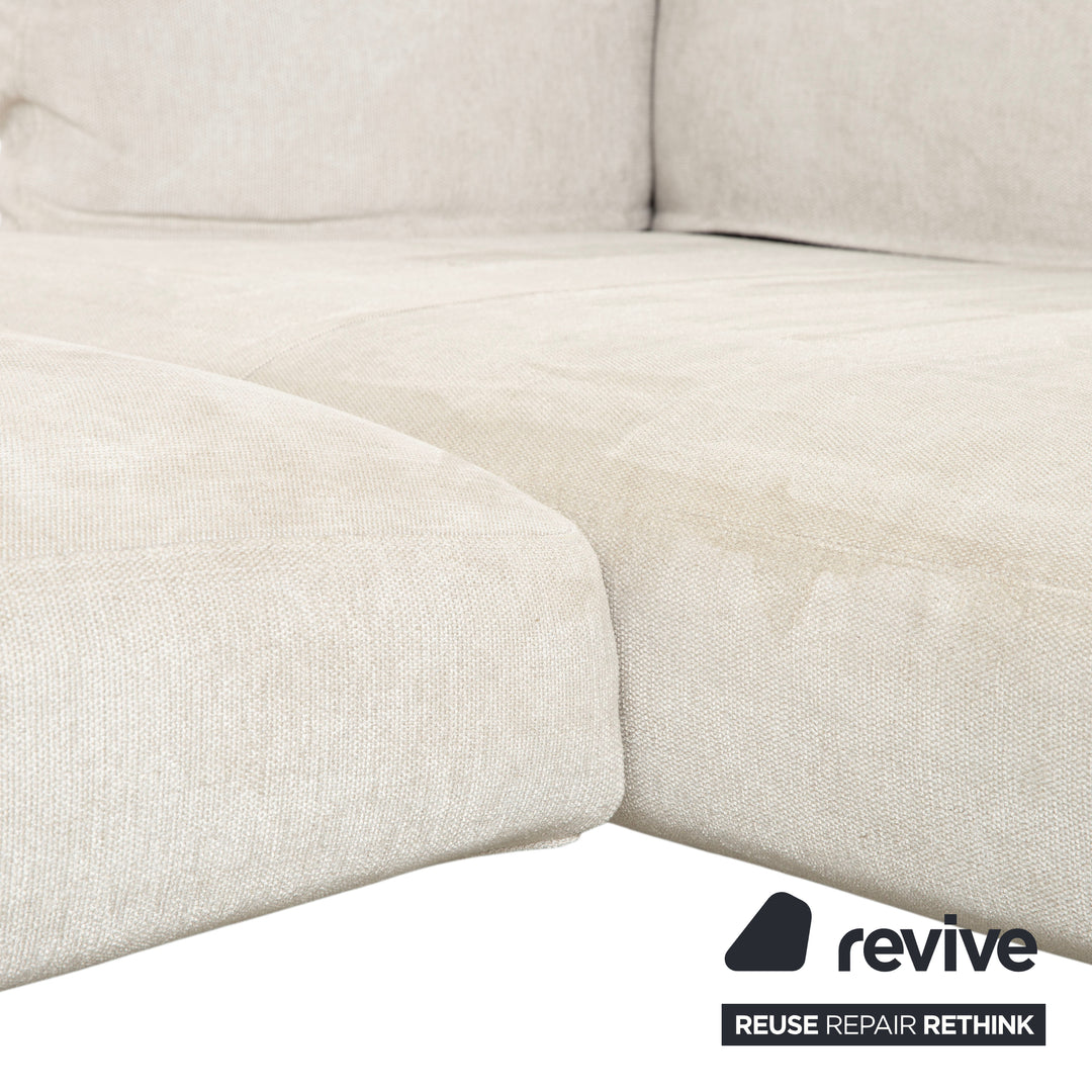 Désirée Lovely Day Stoff Ecksofa Creme Beige Weiß Sofa Couch Modular
