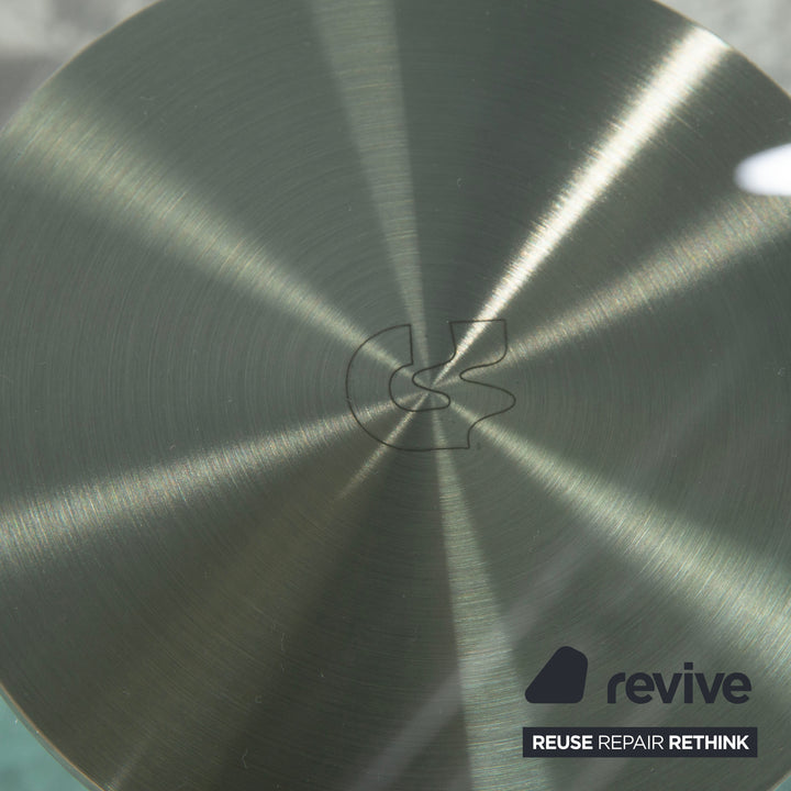 Draenert 1010 Lift Glas Esstisch Silber