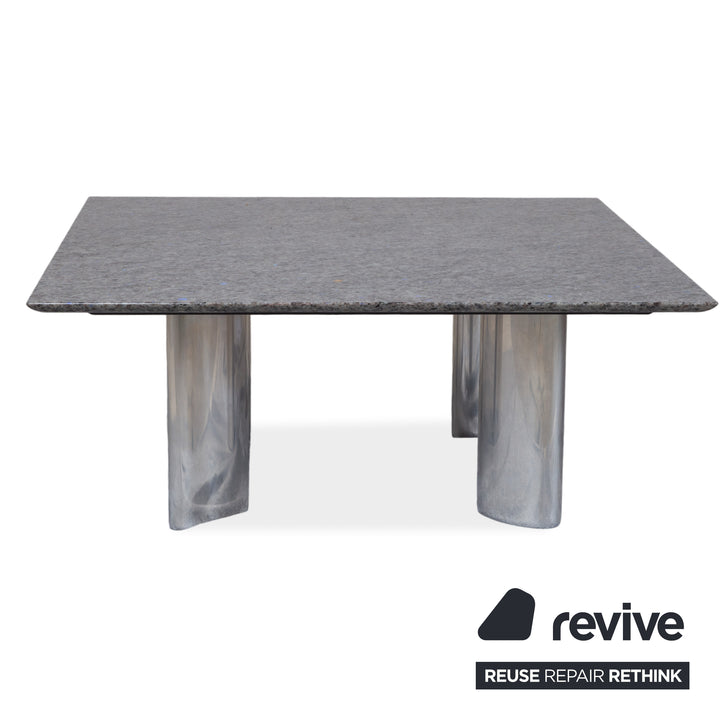 Draenert 1226 Granit Couchtisch Edelstahl