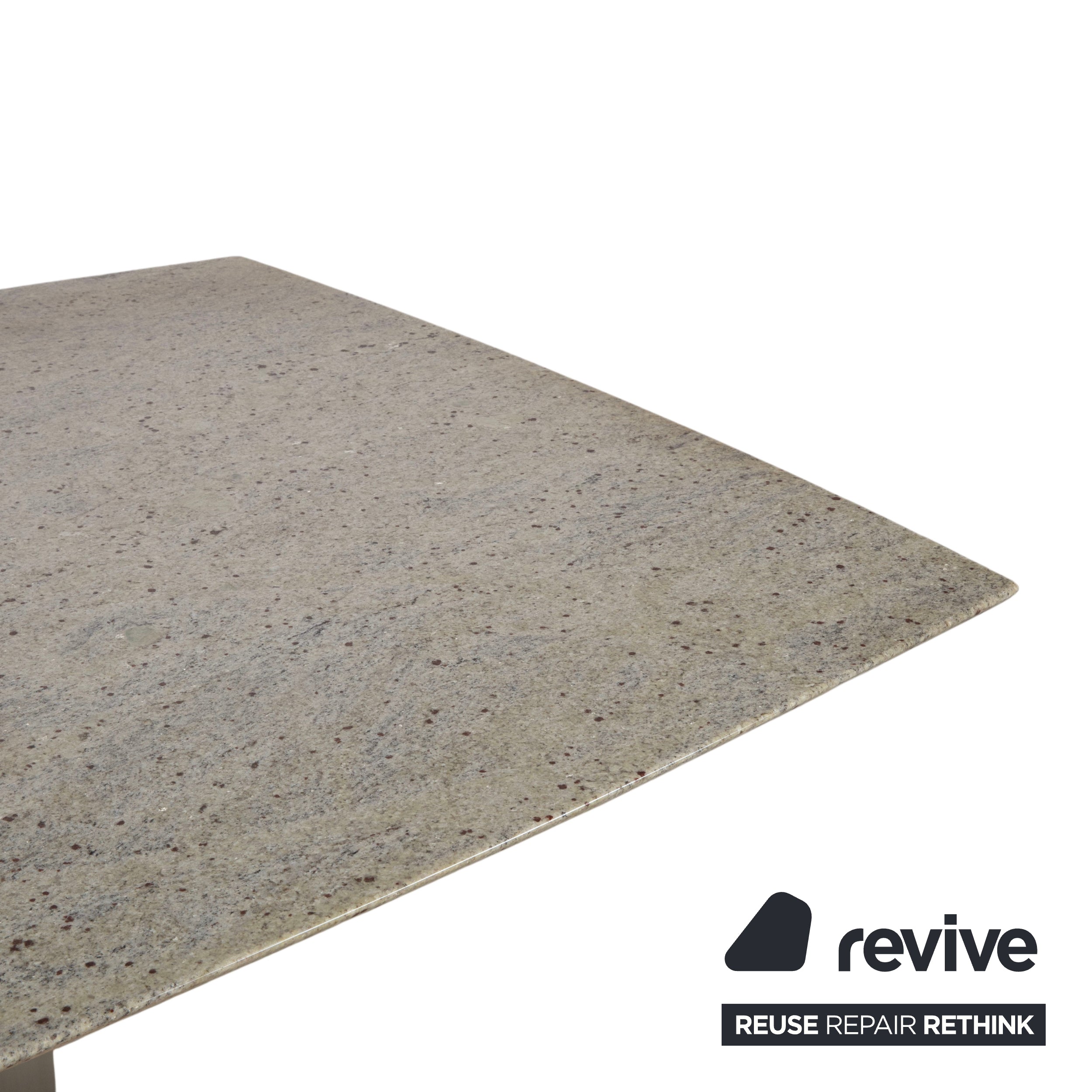 Draenert 1226 granite dining table stainless steel manual extension function