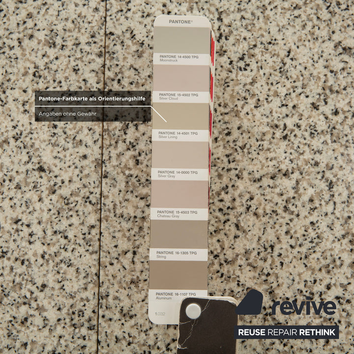 Draenert 1226 Granit Holz Esstisch Schwarz Grau Granit Ausziehfunktion