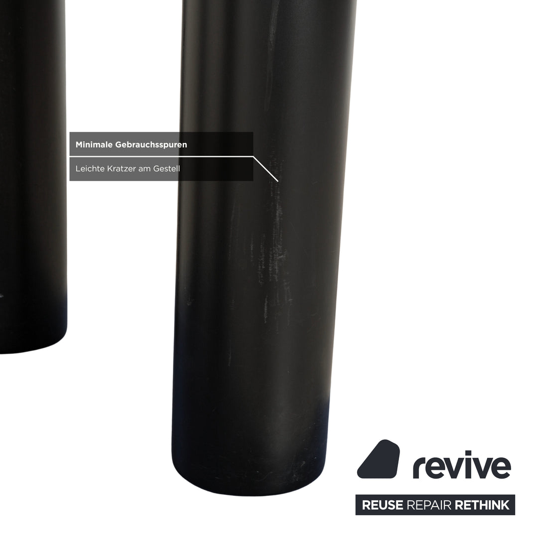 Draenert 1226 Granit Holz Esstisch Schwarz Grau Granit Ausziehfunktion