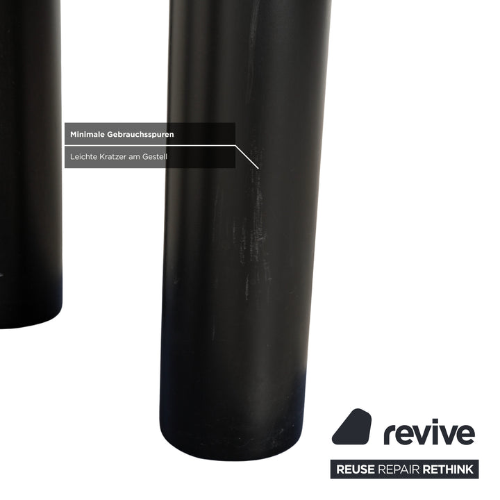 Draenert 1226 Granit Holz Esstisch Schwarz Grau Granit Ausziehfunktion