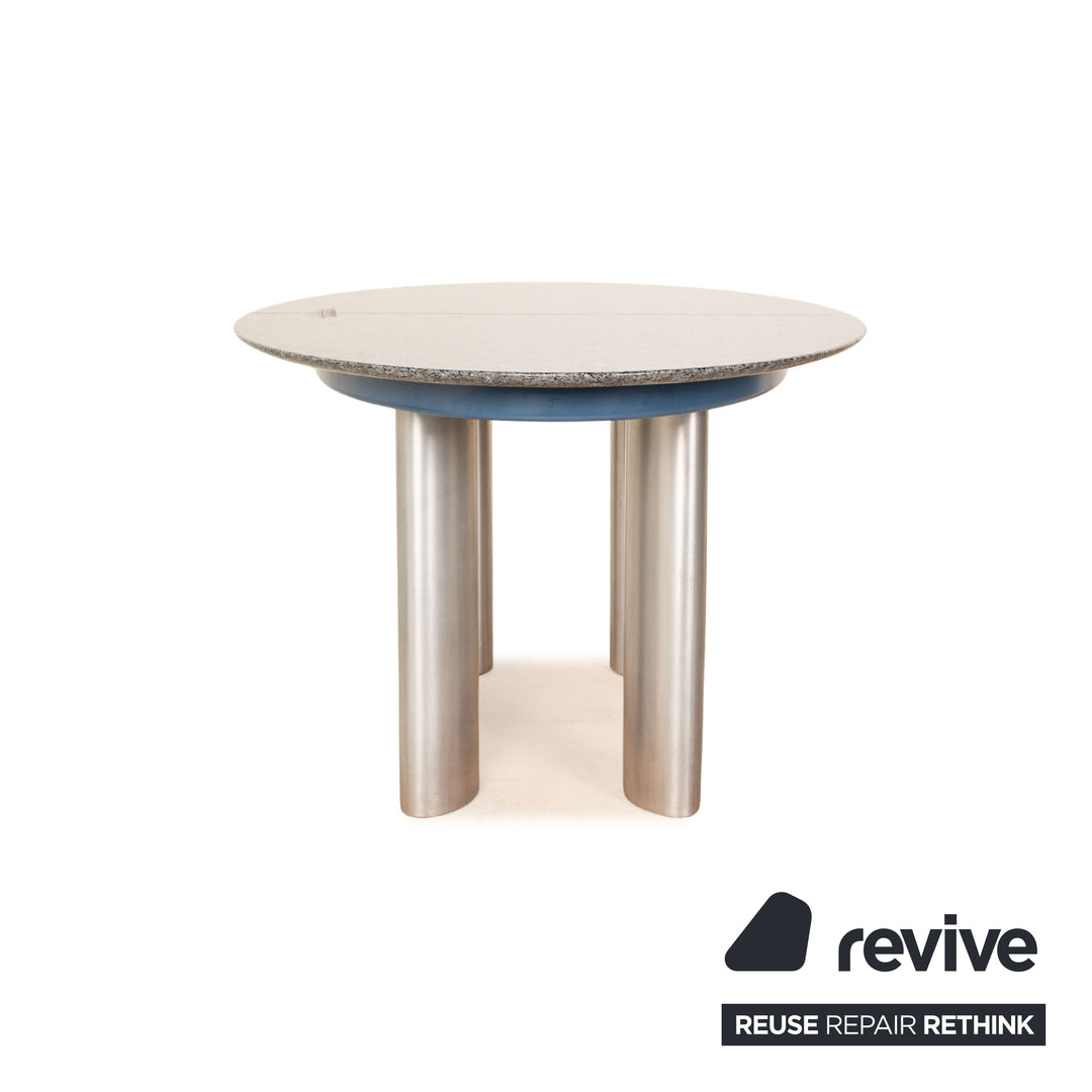 Draenert 1226 stone dining table granite gray extendable function 170/270 x 74 x 105 cm