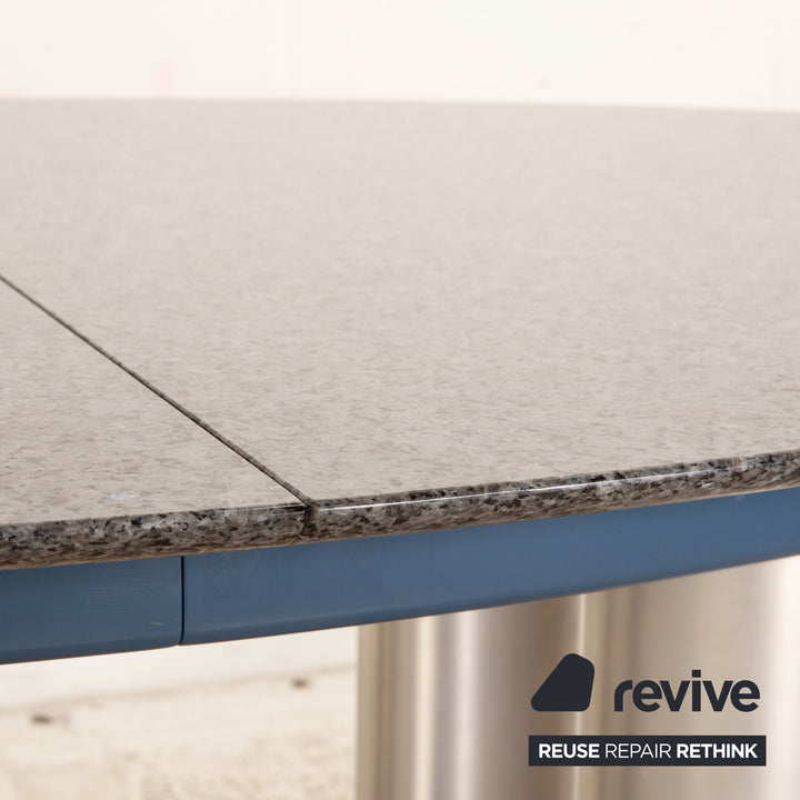 Draenert 1226 Stein Esstisch Granit Grau Ausziehfunktion 170/270 x 74 x 105 cm