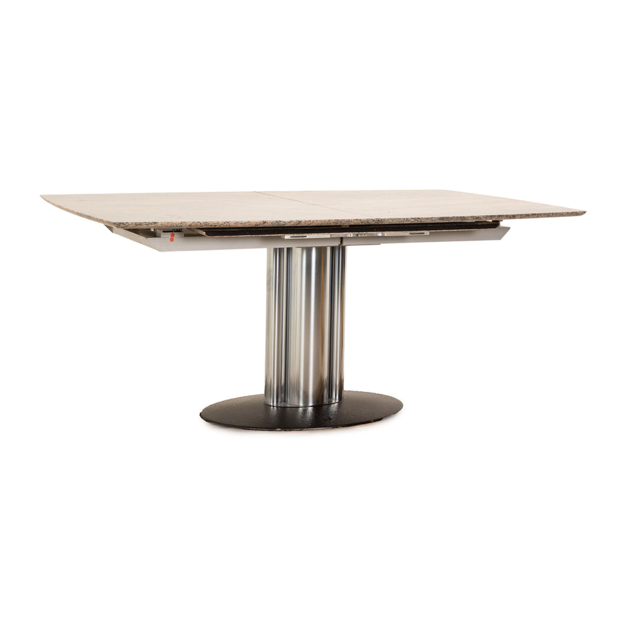 Draenert Adler 1 granite dining table gray manual extension function 170/250 x 75 x 105 cm