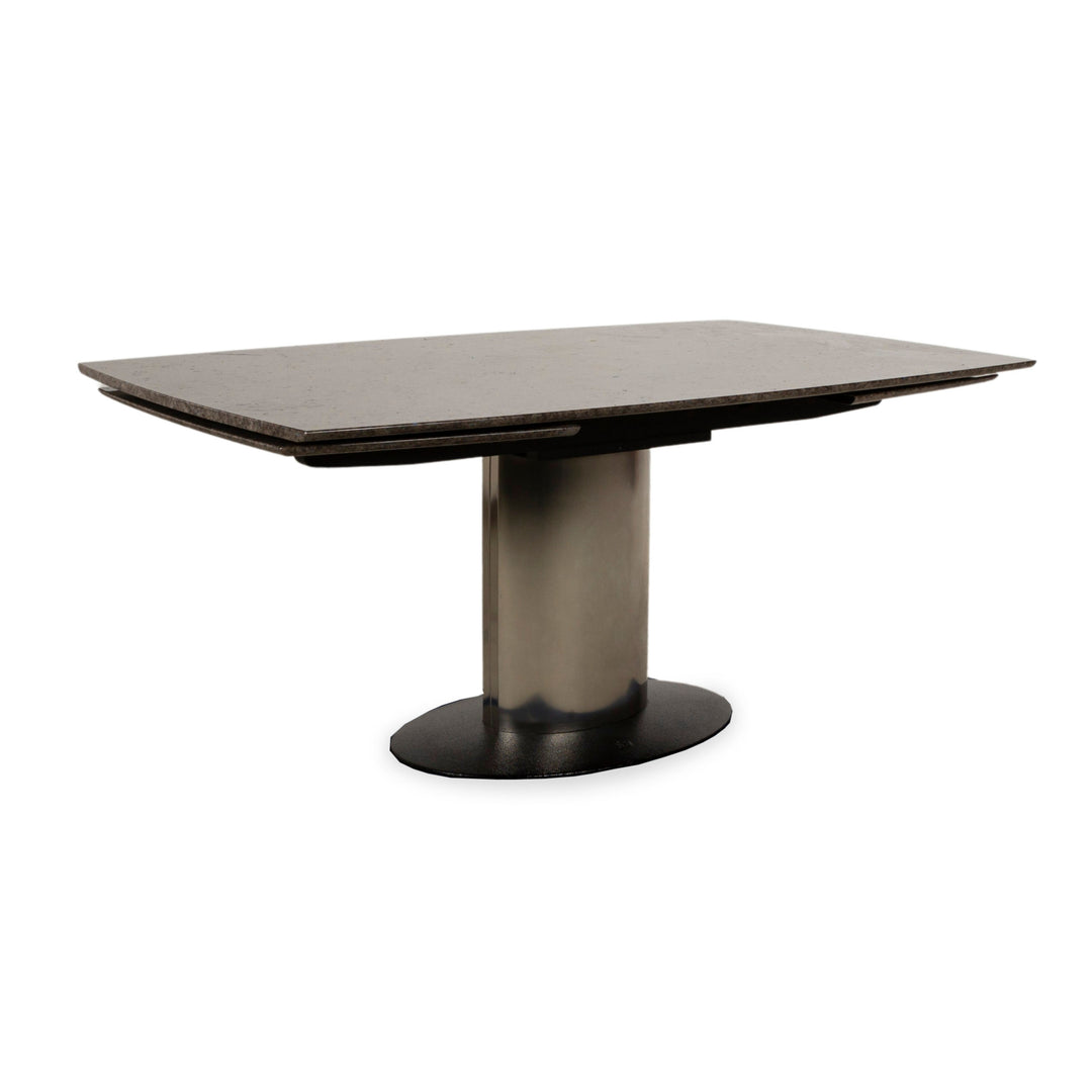 Draenert Adler 1 Stone Labrador Antico Table à manger extensible gris