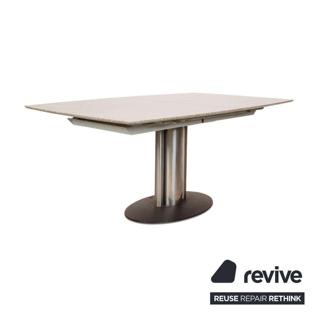 Draenert Adler 1224 Granit Esstisch Grau Ausziehfunktion