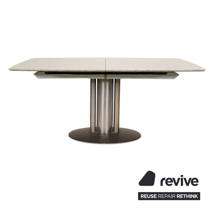 Draenert Adler 1224 Granit Esstisch Grau Ausziehfunktion