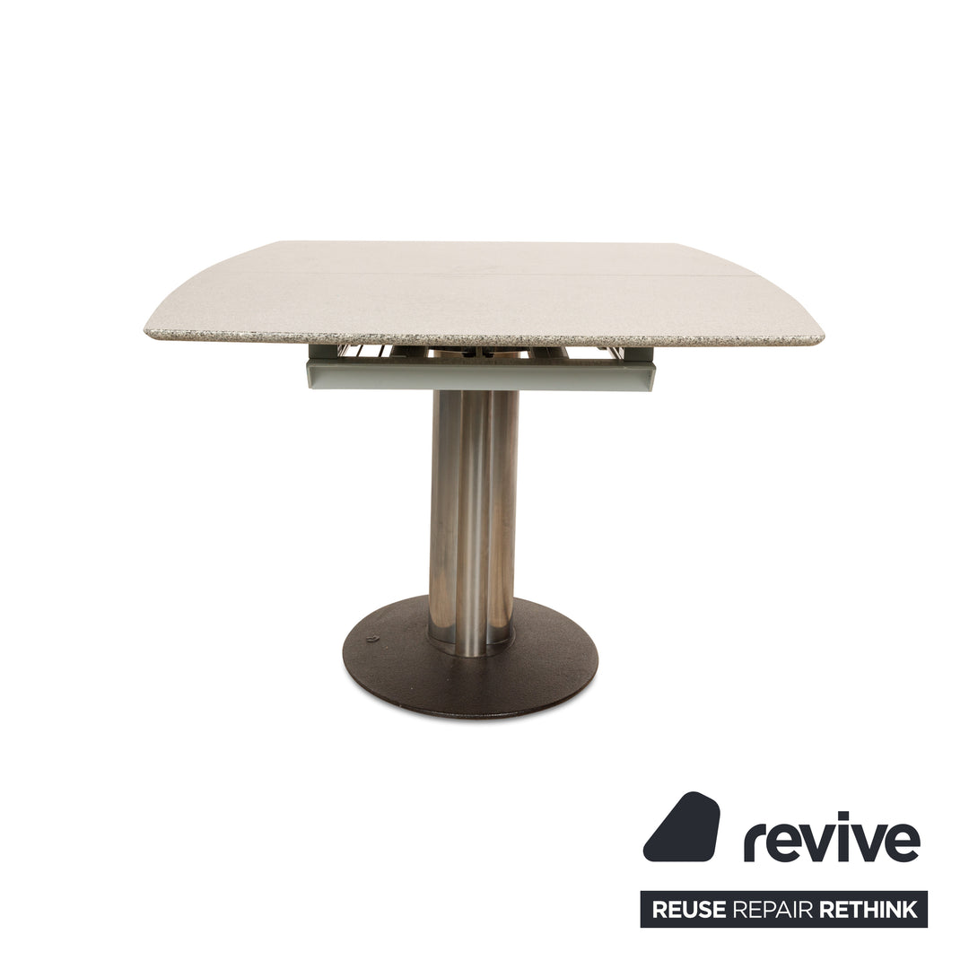 Draenert Adler 1224 Granit Esstisch Grau Ausziehfunktion