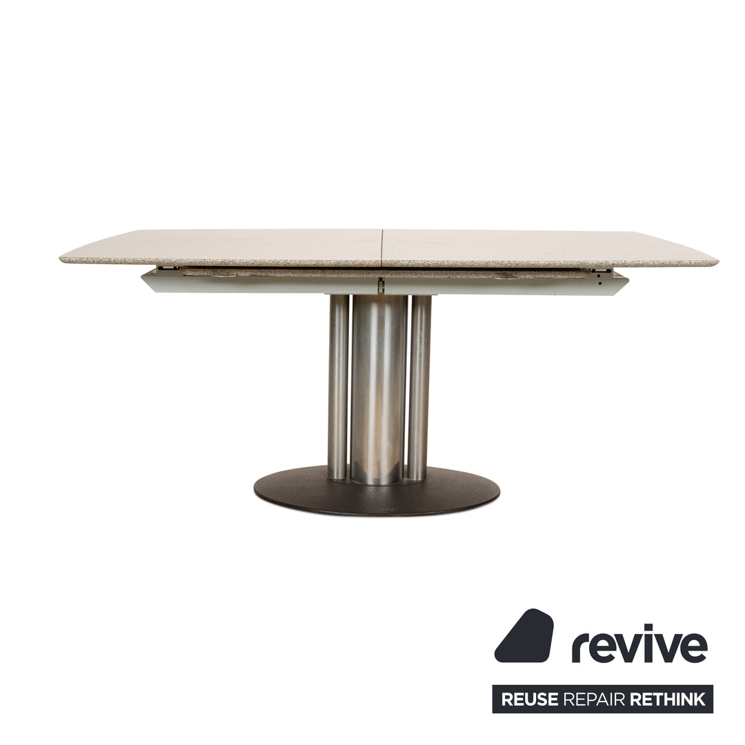 Draenert Adler 1224 Granit Esstisch Grau Ausziehfunktion