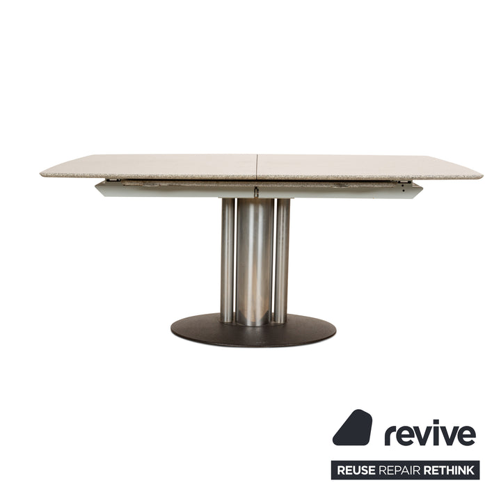 Draenert Adler 1224 Granit Esstisch Grau Ausziehfunktion