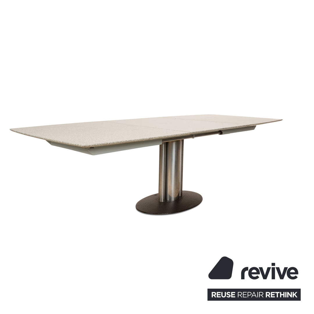 Draenert Adler 1224 Granit Esstisch Grau Ausziehfunktion