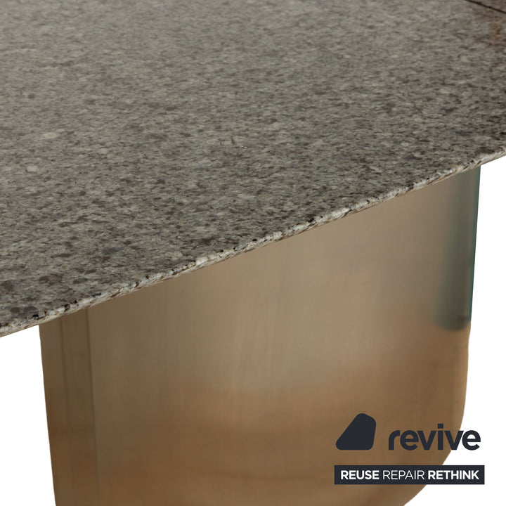 Table à manger extensible en pierre granit gris Draenert Adler 1224, 210-255 x 75 x 105 cm