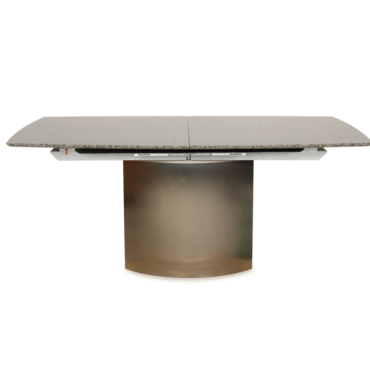 Table à manger extensible en pierre granit gris Draenert Adler 1224, 210-255 x 75 x 105 cm