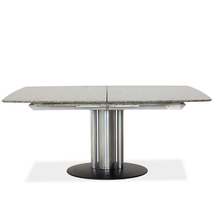 Table de salle à manger extensible Draenert Adler 2, gris granit