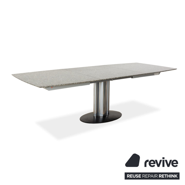 Draenert Adler 2 Dining Table Granite Grey Extendable Function