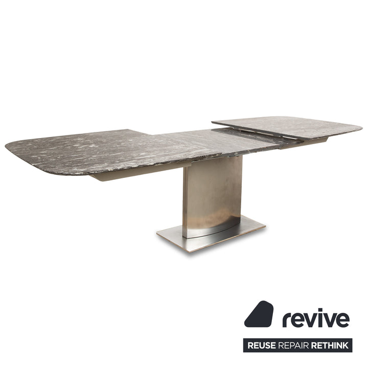 Draenert Adler 2 No. 1224 Granite Dining Table Grey Extendable 190-270 x 105 x 74 cm