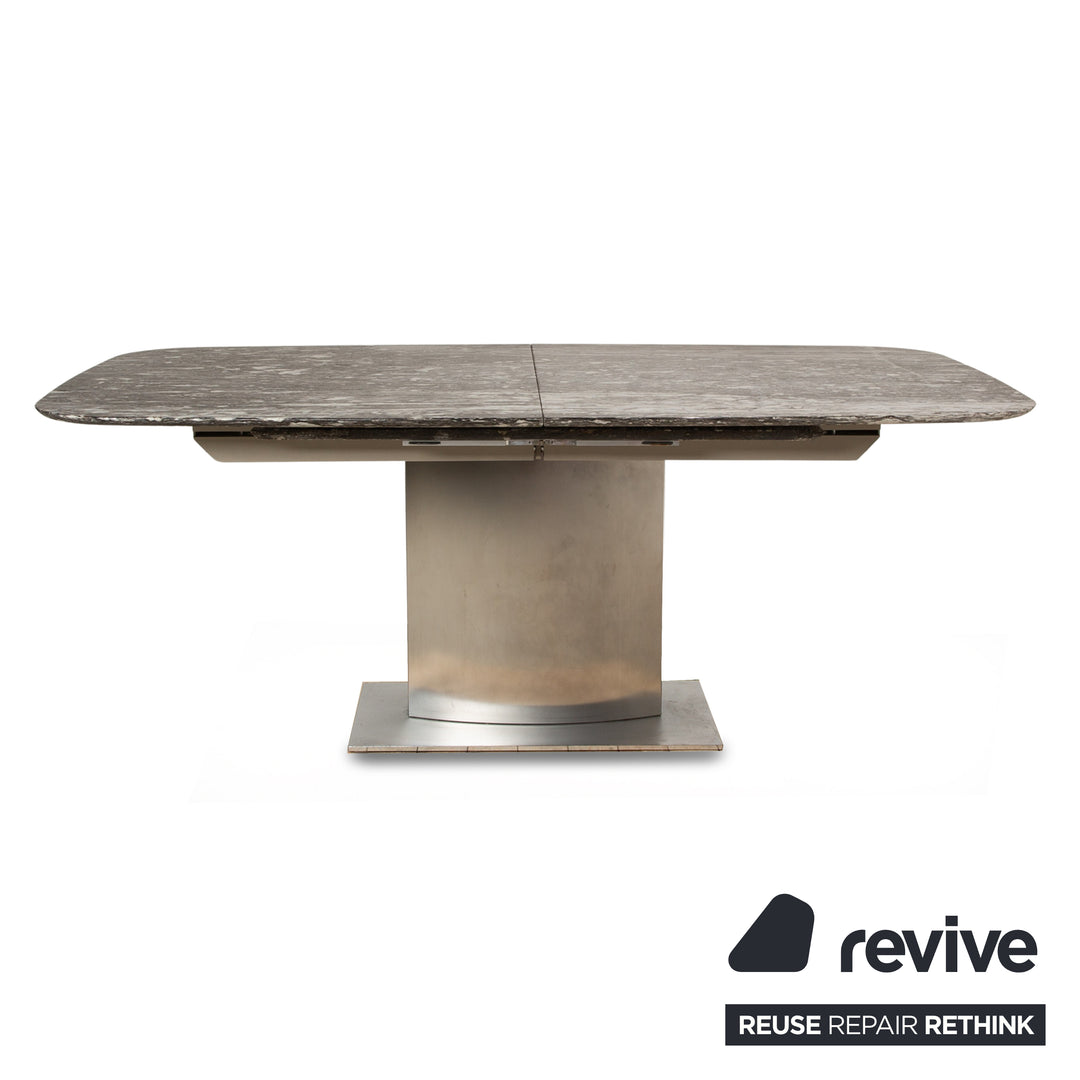 Draenert Adler 2 No. 1224 Granite Dining Table Grey Extendable 190-270 x 105 x 74 cm