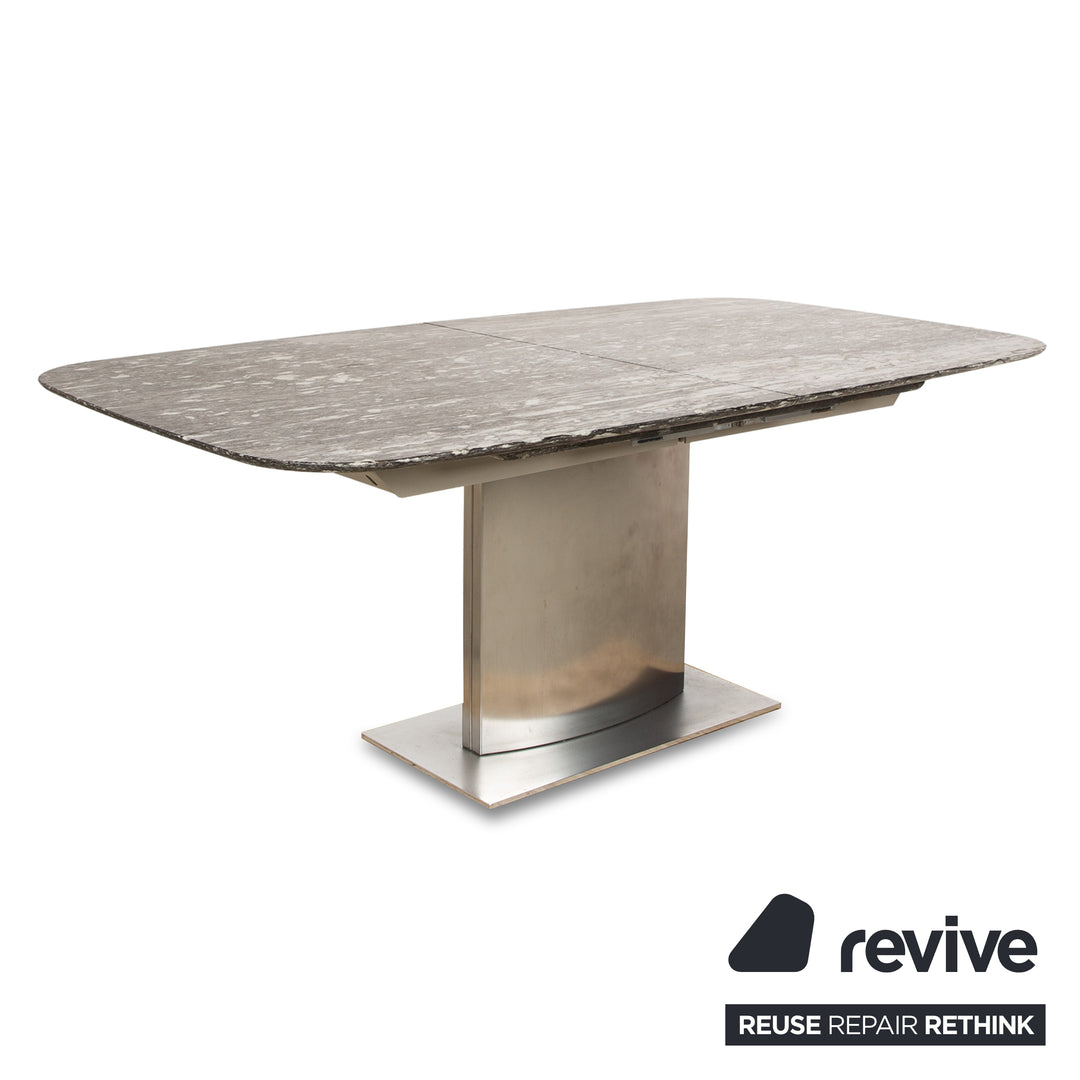 Draenert Adler 2 No. 1224 Granite Dining Table Grey Extendable 190-270 x 105 x 74 cm