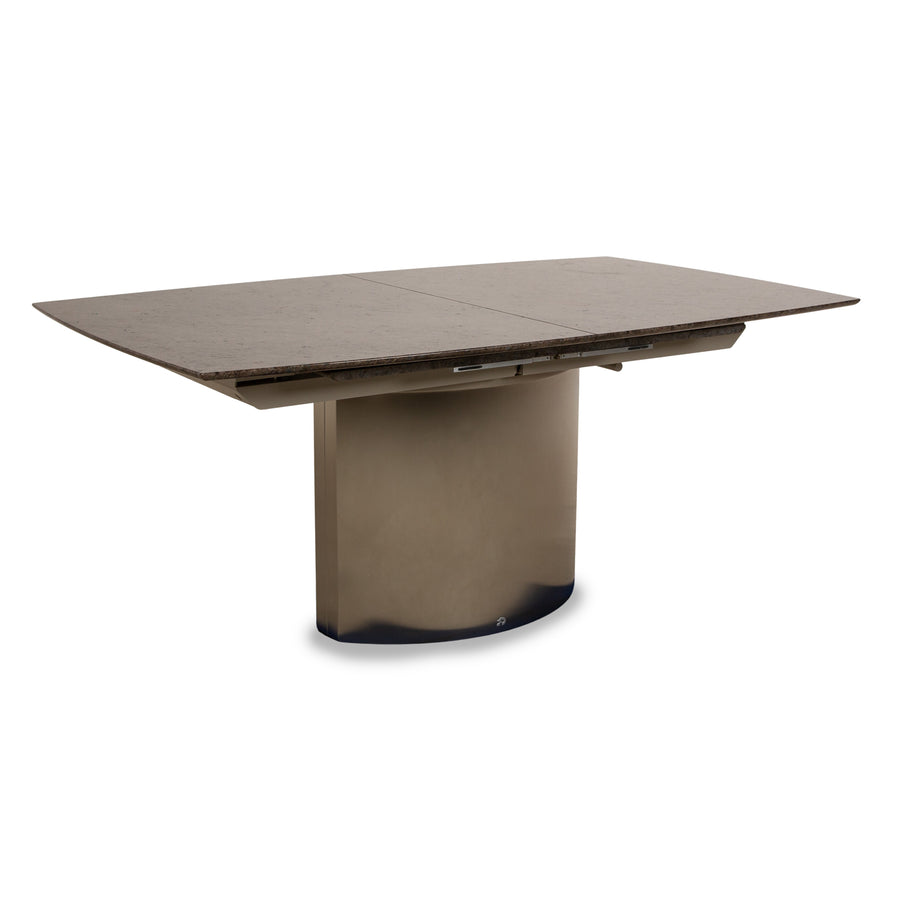 Draenert Adler 2 No. 1224 Stone Dining Table Brown Extendable 170-250 x 105 x 75 cm