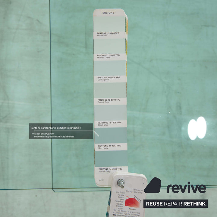 Draenert Casanova Glas Esstisch Silber Ausziehfunktion