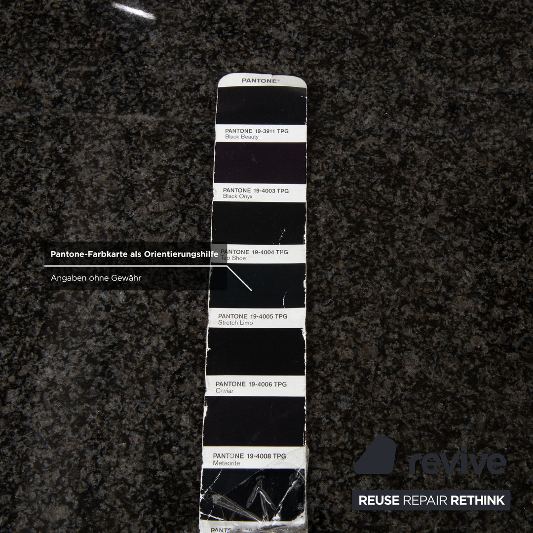 Draenert Esstisch Granit Stein Schwarz Grau Anthrazit 160 x 96 cm