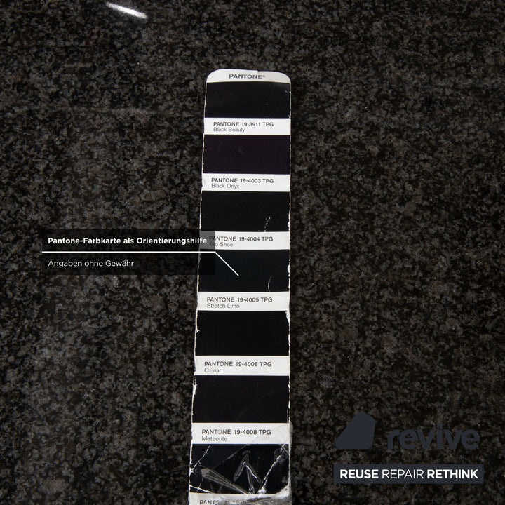 Draenert Esstisch Granit Stein Schwarz Grau Anthrazit 160 x 96 cm