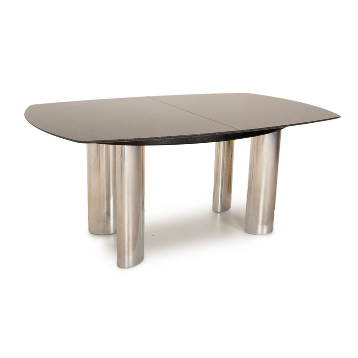 Draenert Granit Esstisch Schwarz Ausziehfunktion 170/230 x 74 x 105