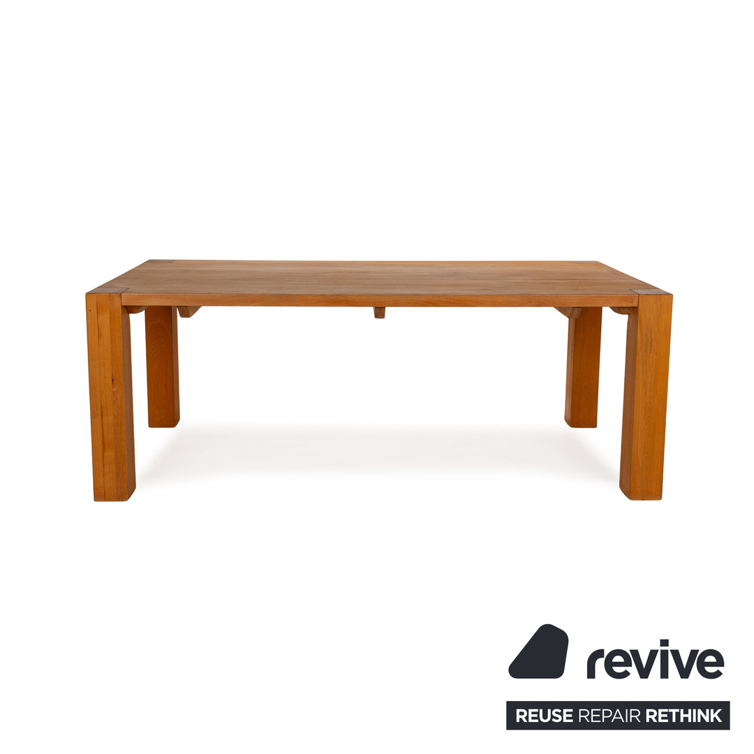 Draenert wooden dining table brown 200 x 97 x 75 cm