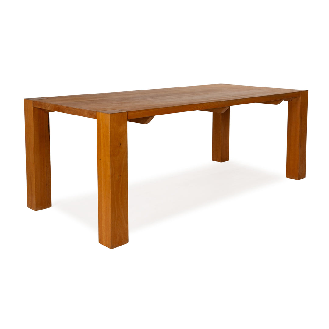 Table à manger en bois Draenert marron 200 x 97 x 75 cm