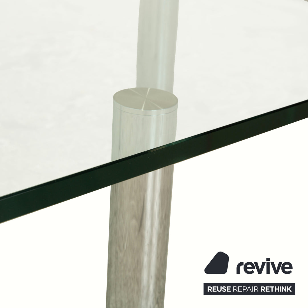 Draenert Imperial Glass Coffee Table Silver