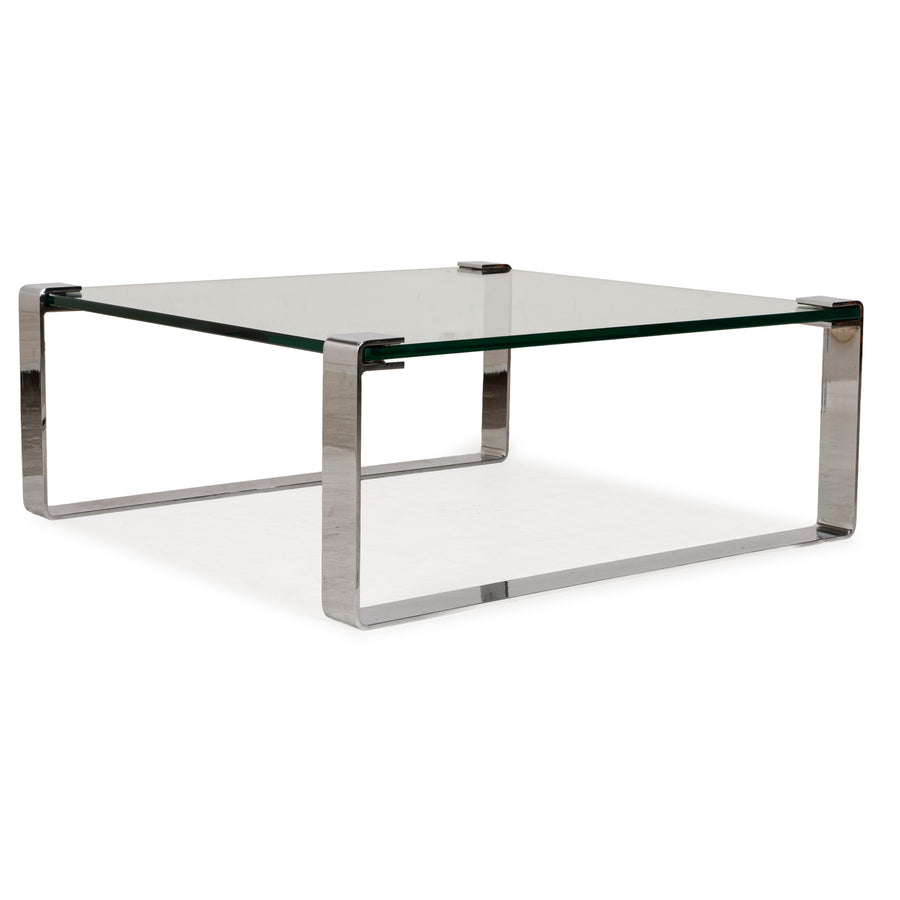 Draenert Classic 1022 Glass Coffee Table Silver
