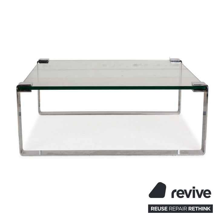 Draenert Classic 1022 Glass Coffee Table Silver