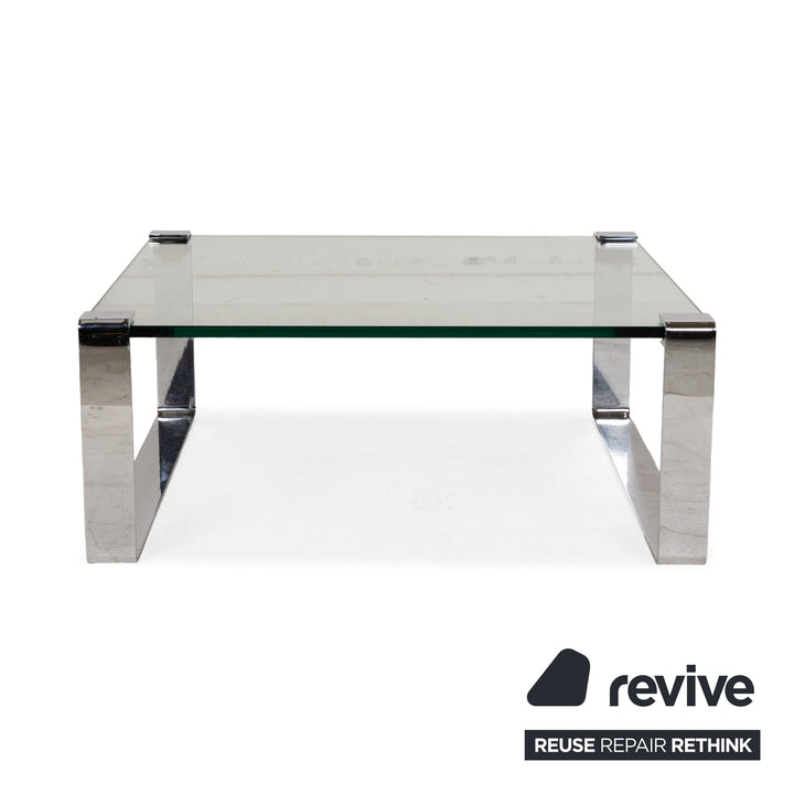 Draenert Classic 1022 Glass Coffee Table Silver