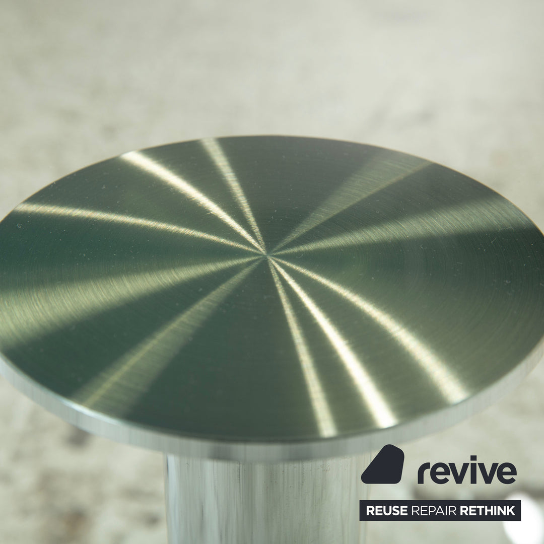 Mesa de centro Draenert Lift de cristal turquesa con función manual